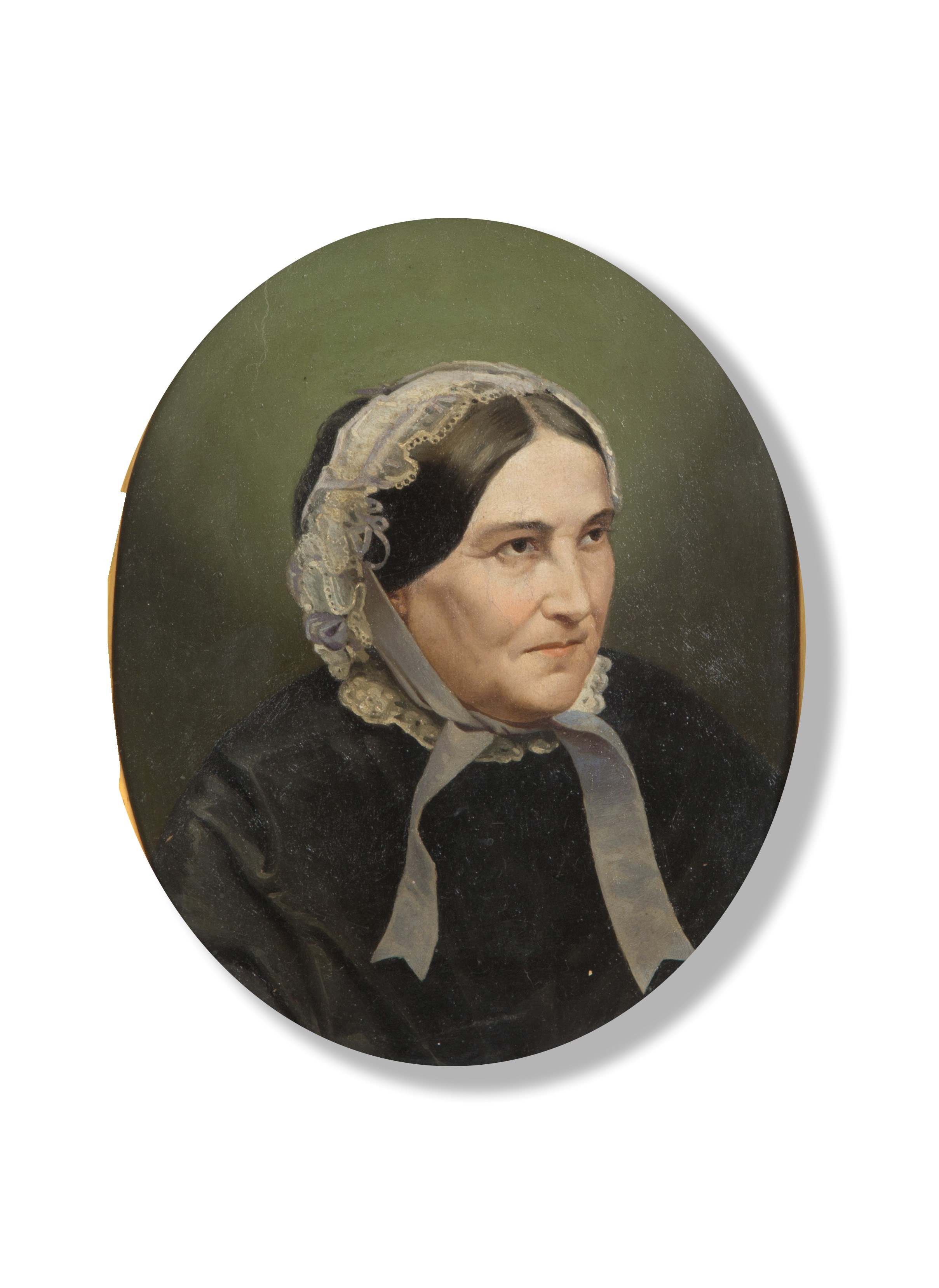 Gaetano Chierici - Dipinto Ovale "ritratto di Signora"