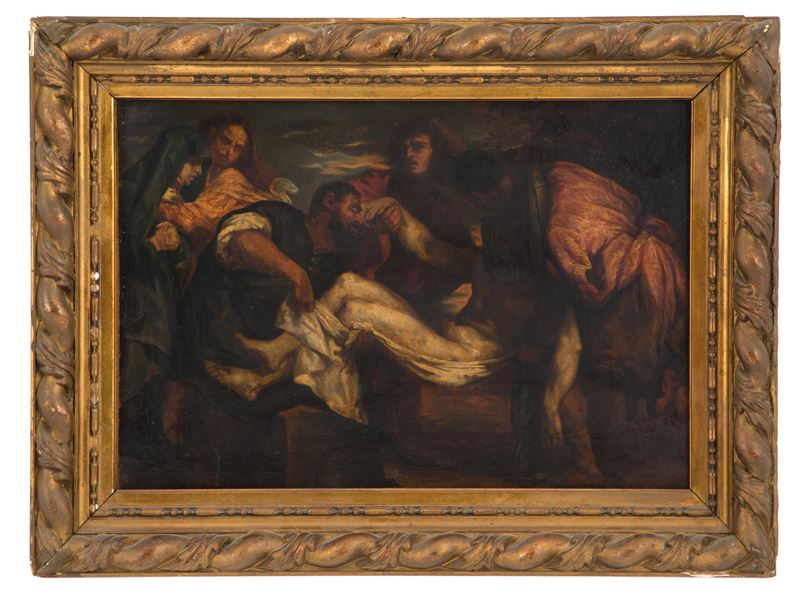 Dipinto "deposizione di Cristo"