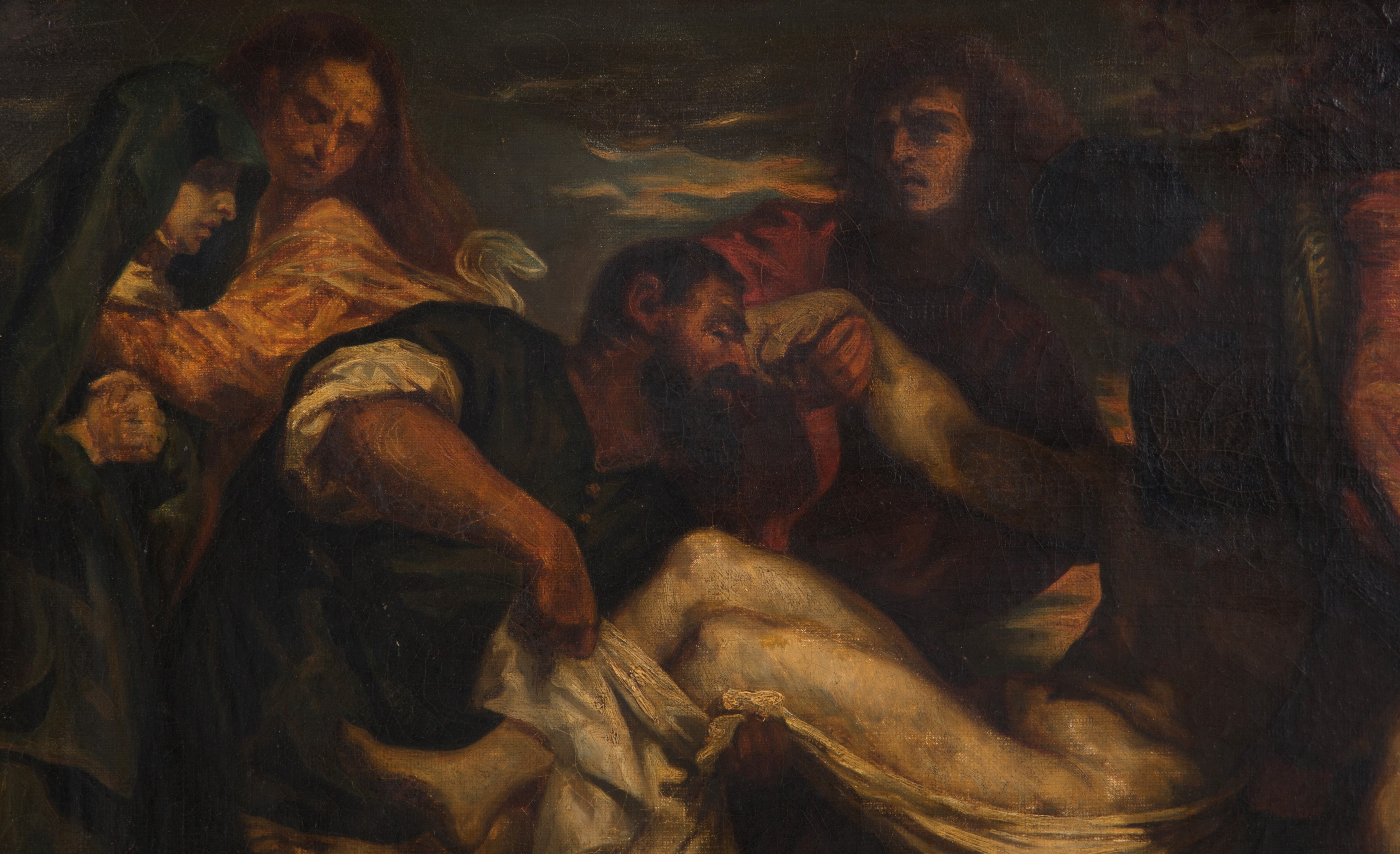 Dipinto "deposizione di Cristo"