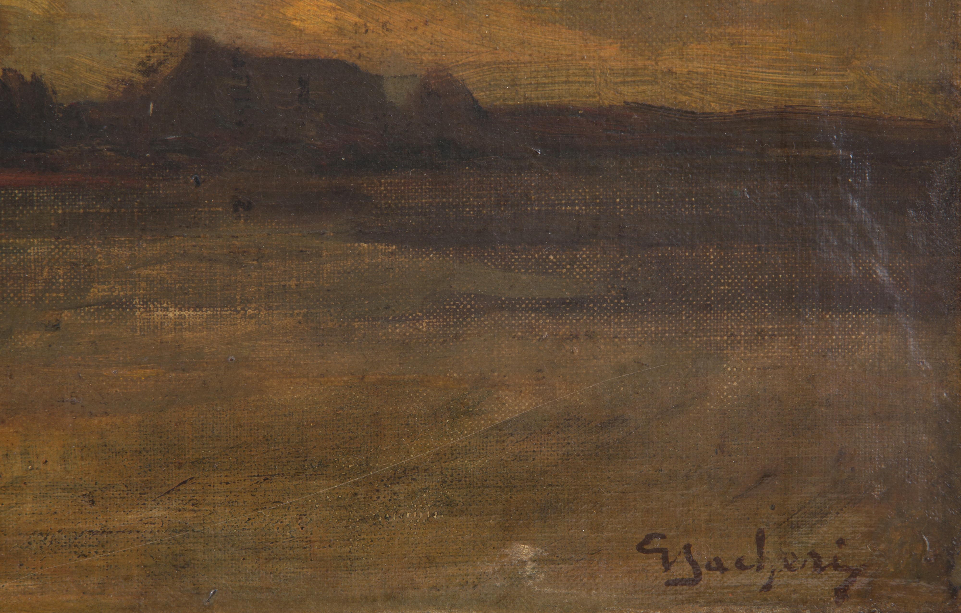 Giuseppe Sacheri - Dipinto "tramonto"