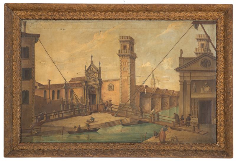 Dipinto "L'arsenale di Venezia"