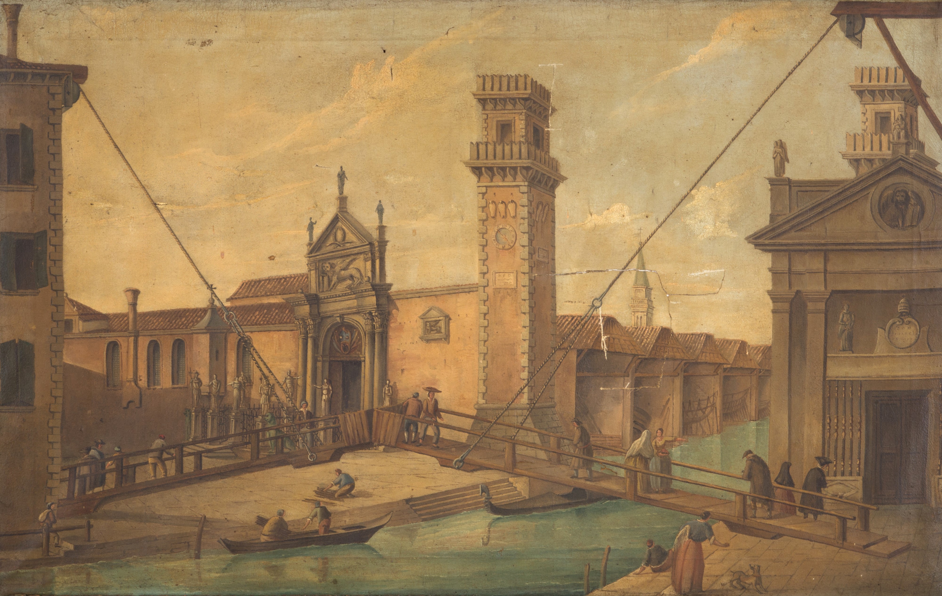 Dipinto "L'arsenale di Venezia"