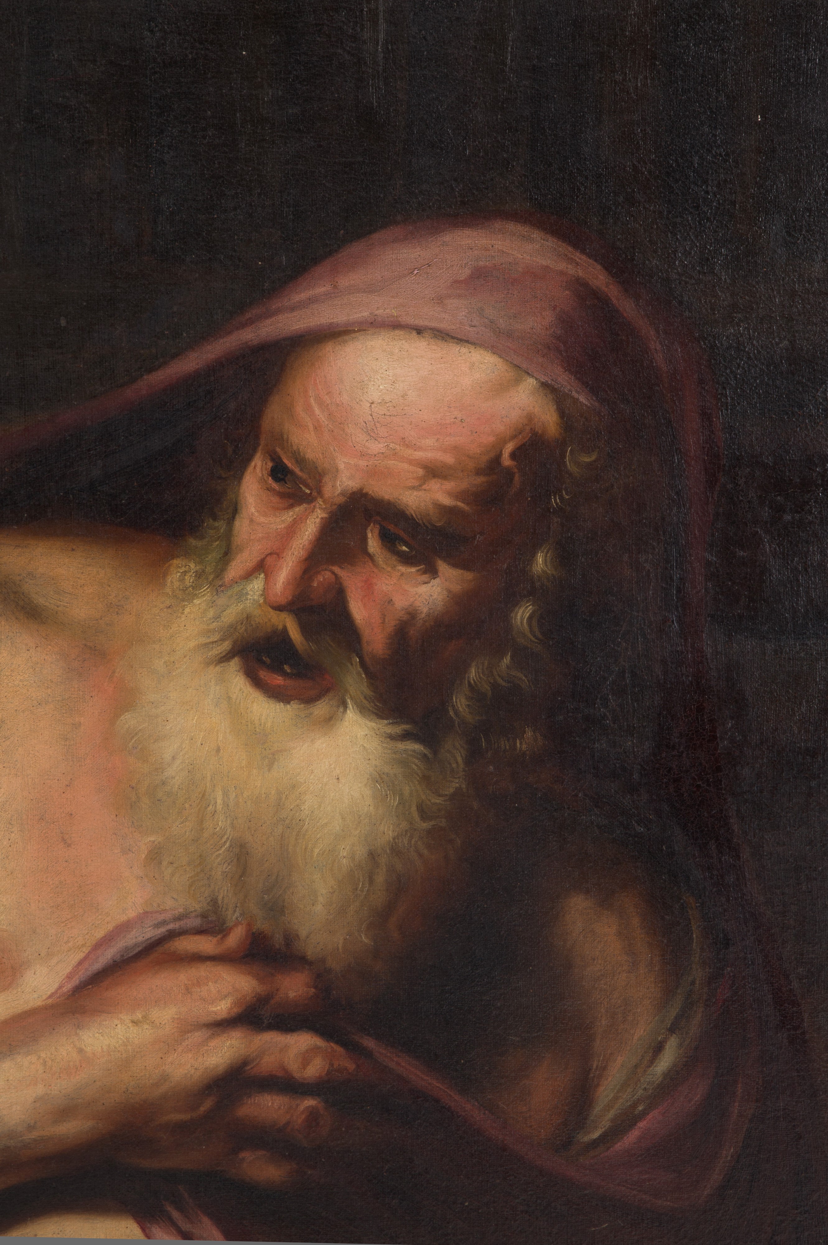 Giovanni Battista Langetti - Dipinto "san Girolamo"