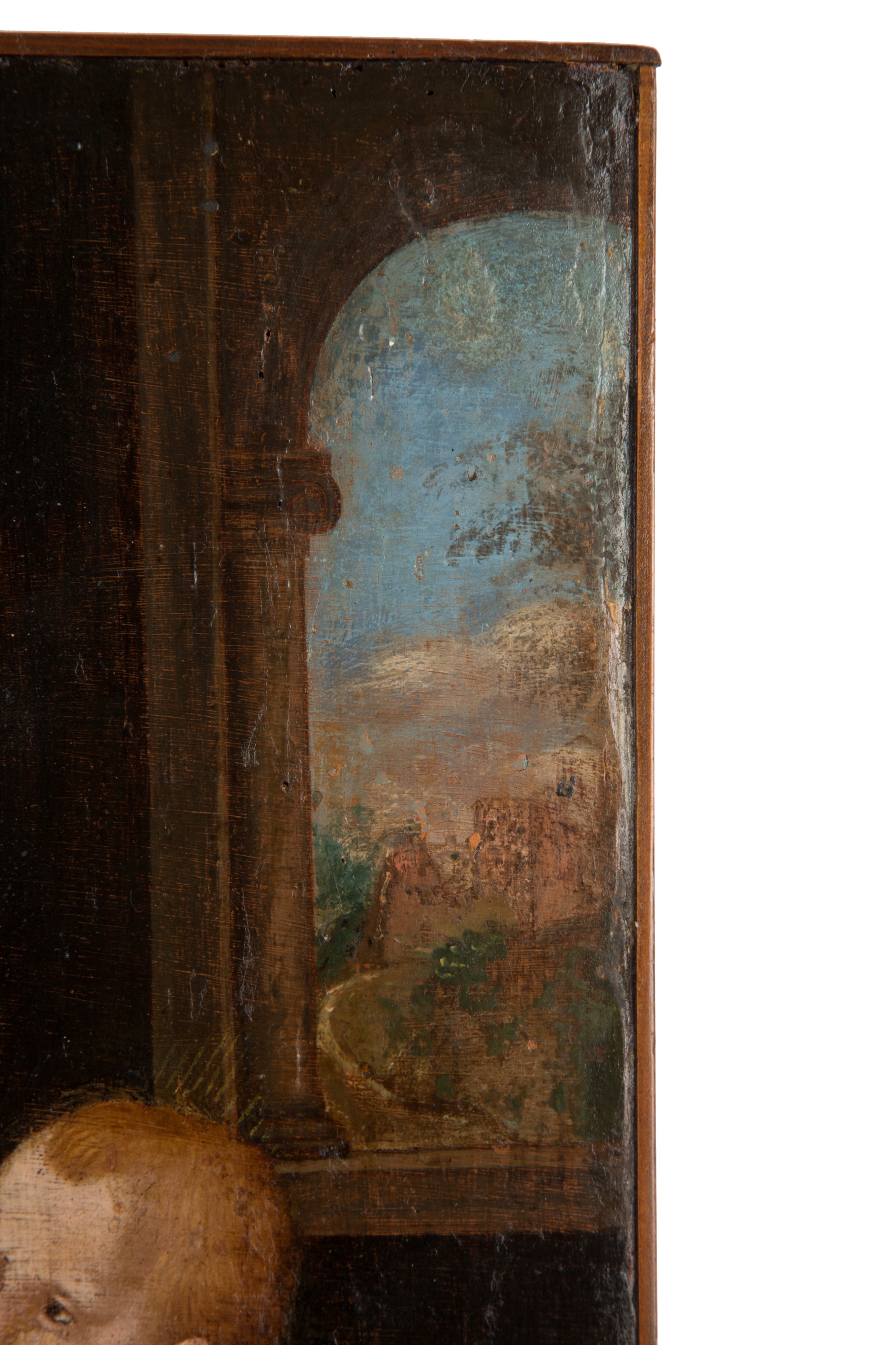 Dipinto "MADONNA DEL GAROFANO CON BAMBINO"