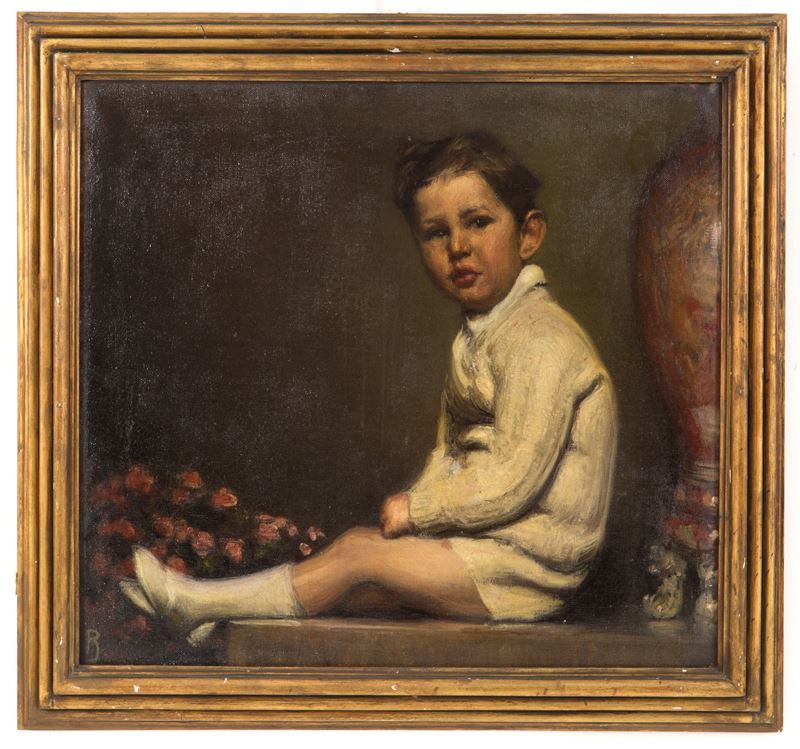 Dipinto "bambino Seduto"
