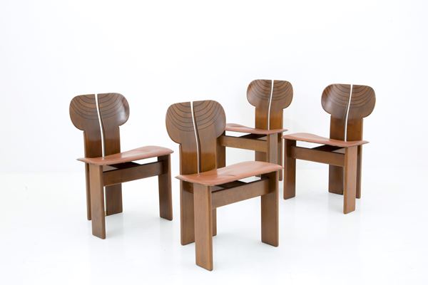 AFRA  e TOBIA SCARPA - Four Africa chairs Artona series