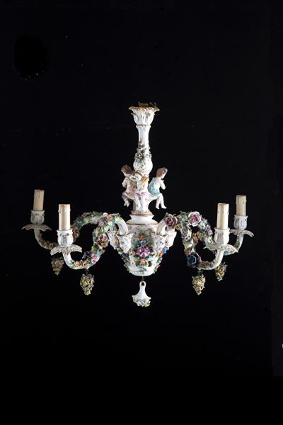 Lampadario in Porcellana