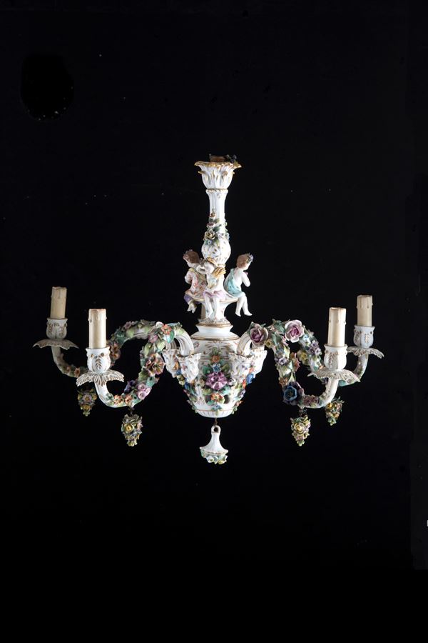 Porcelain chandelier