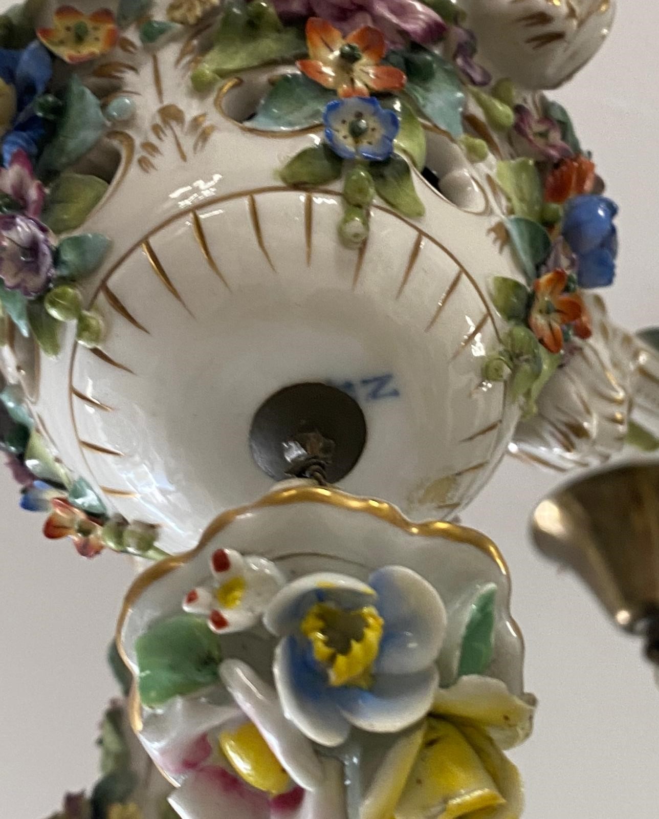 Lampadario in Porcellana