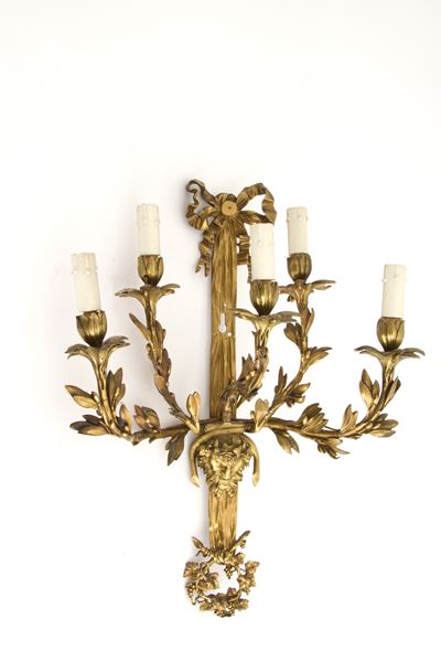 Applique in Bronzo Dorato
