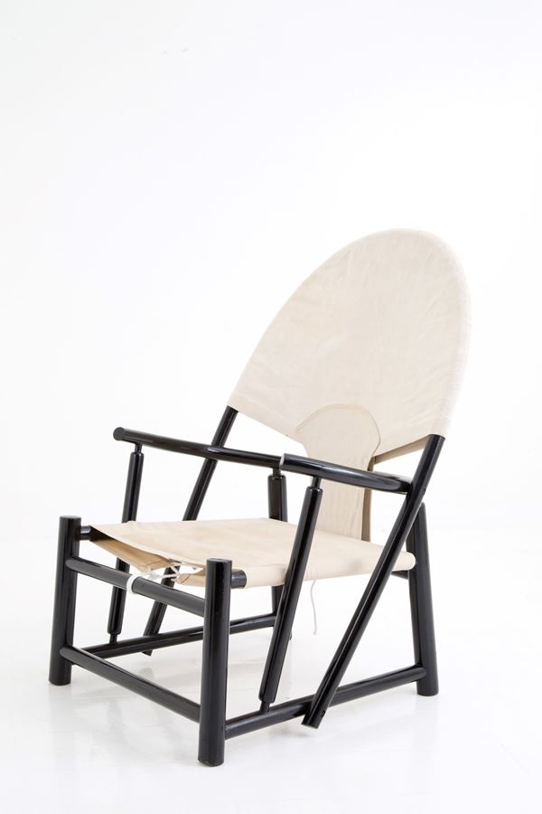 PIERO PALANGE,WERTHER TOFFOLONI - Armchair mod. Hoop Chiar