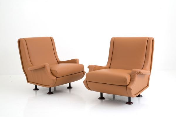 MARCO ZANUSO - Pair of Regent armchairs