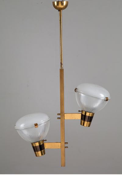 Lampadario Due Luci per Azucena (attr.)