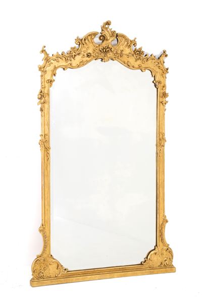 Specchiera in Legno Dorato