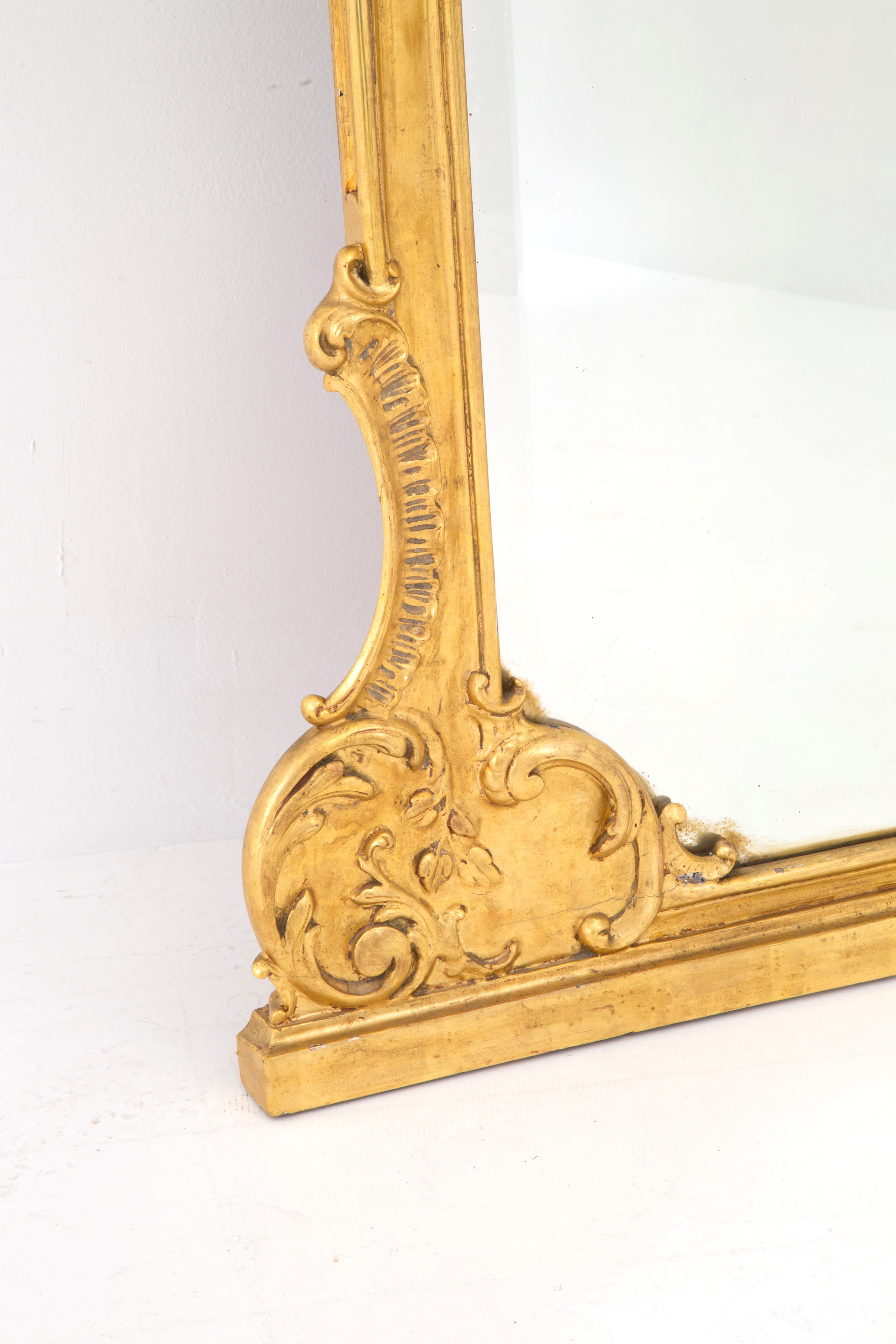 Specchiera in Legno Dorato