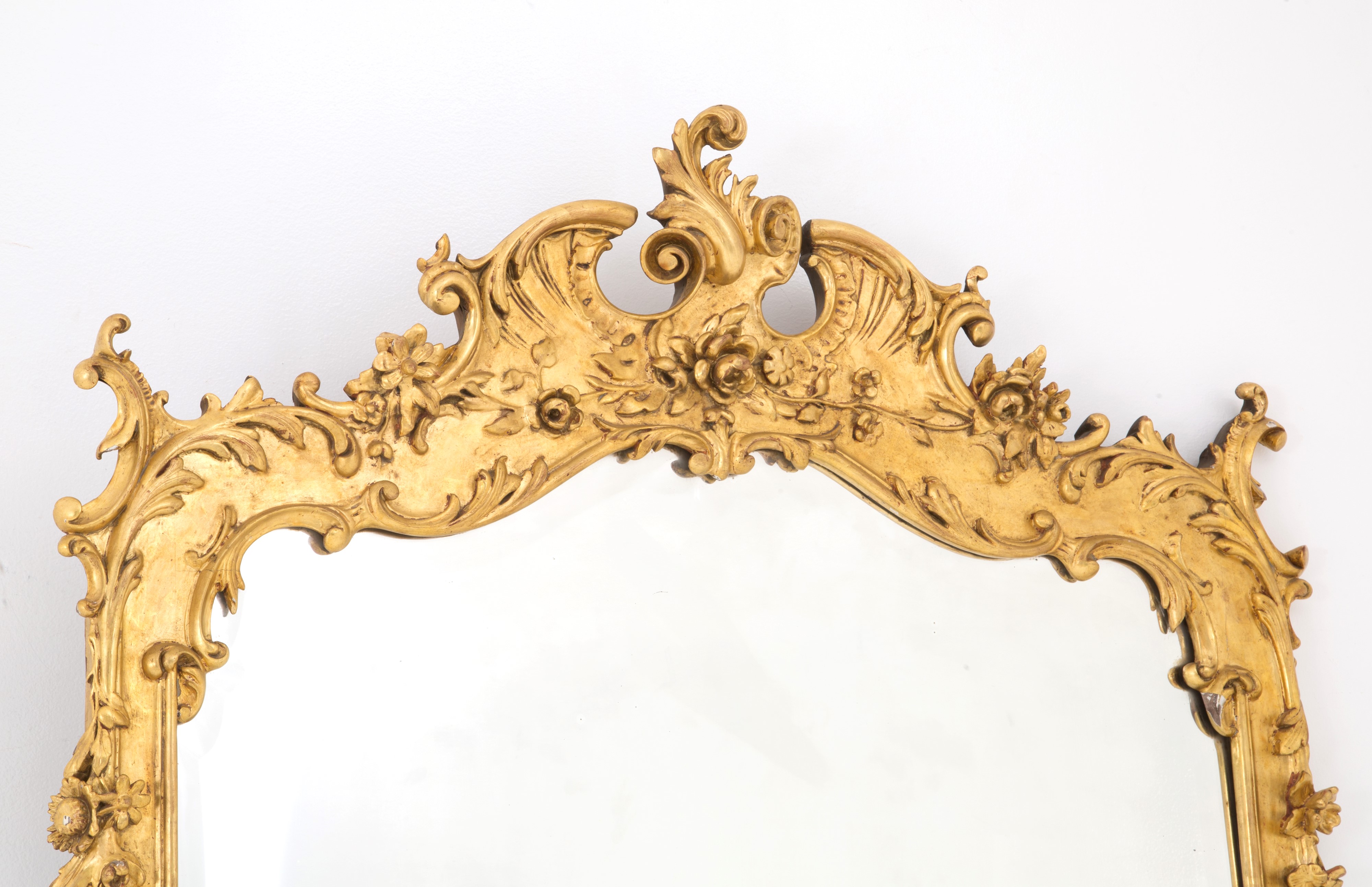 Specchiera in Legno Dorato