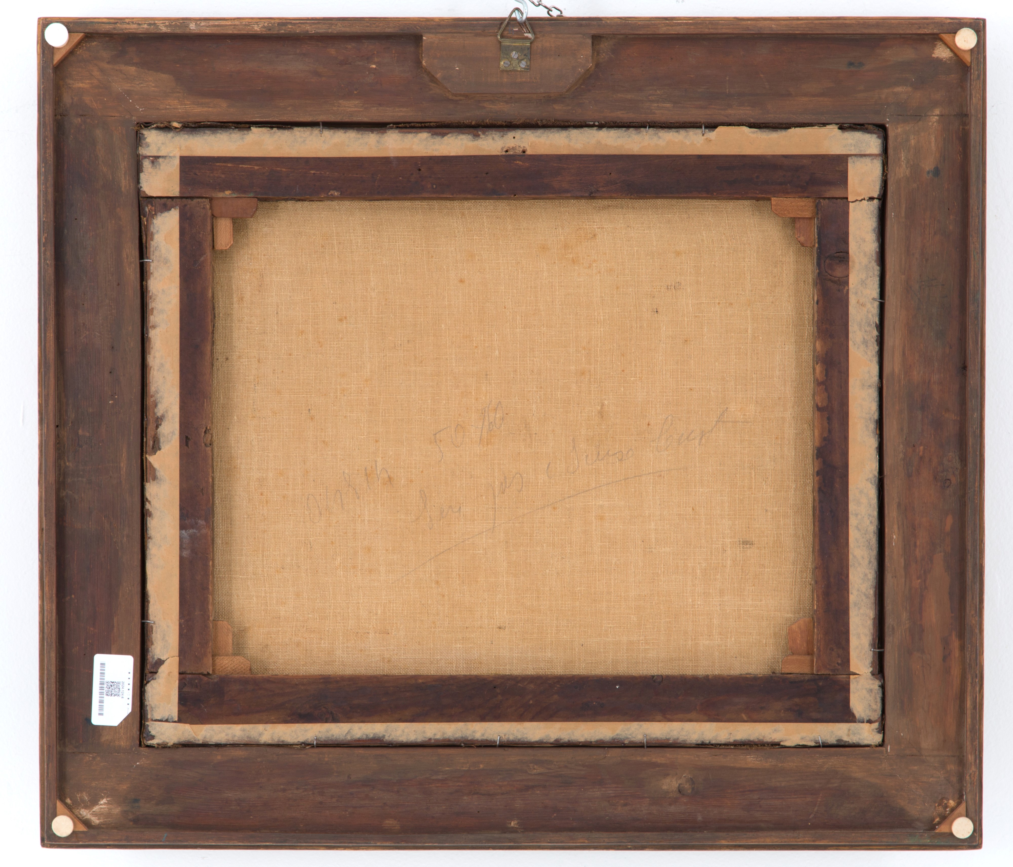 Dipinto "PAESAGGIO CON PERSONAGGI"