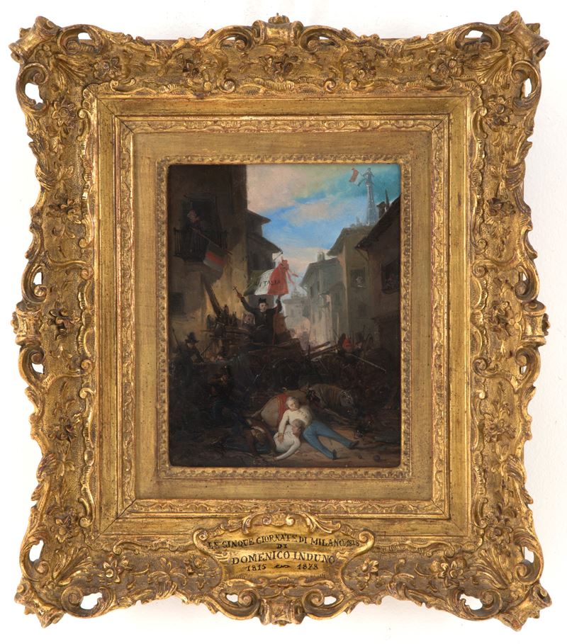 Domenico Induno - Dipinto "le Cinque Giornate di Milano nel 1848"