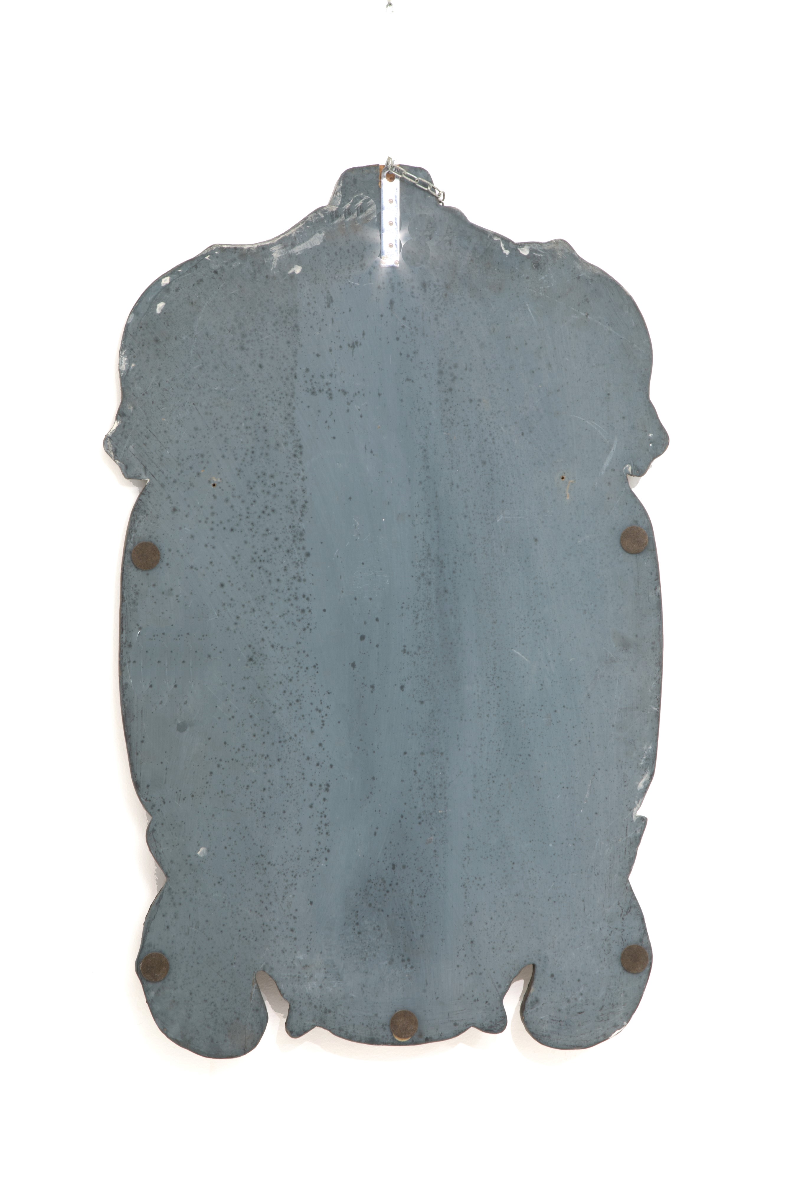 Specchiera in rame argentato