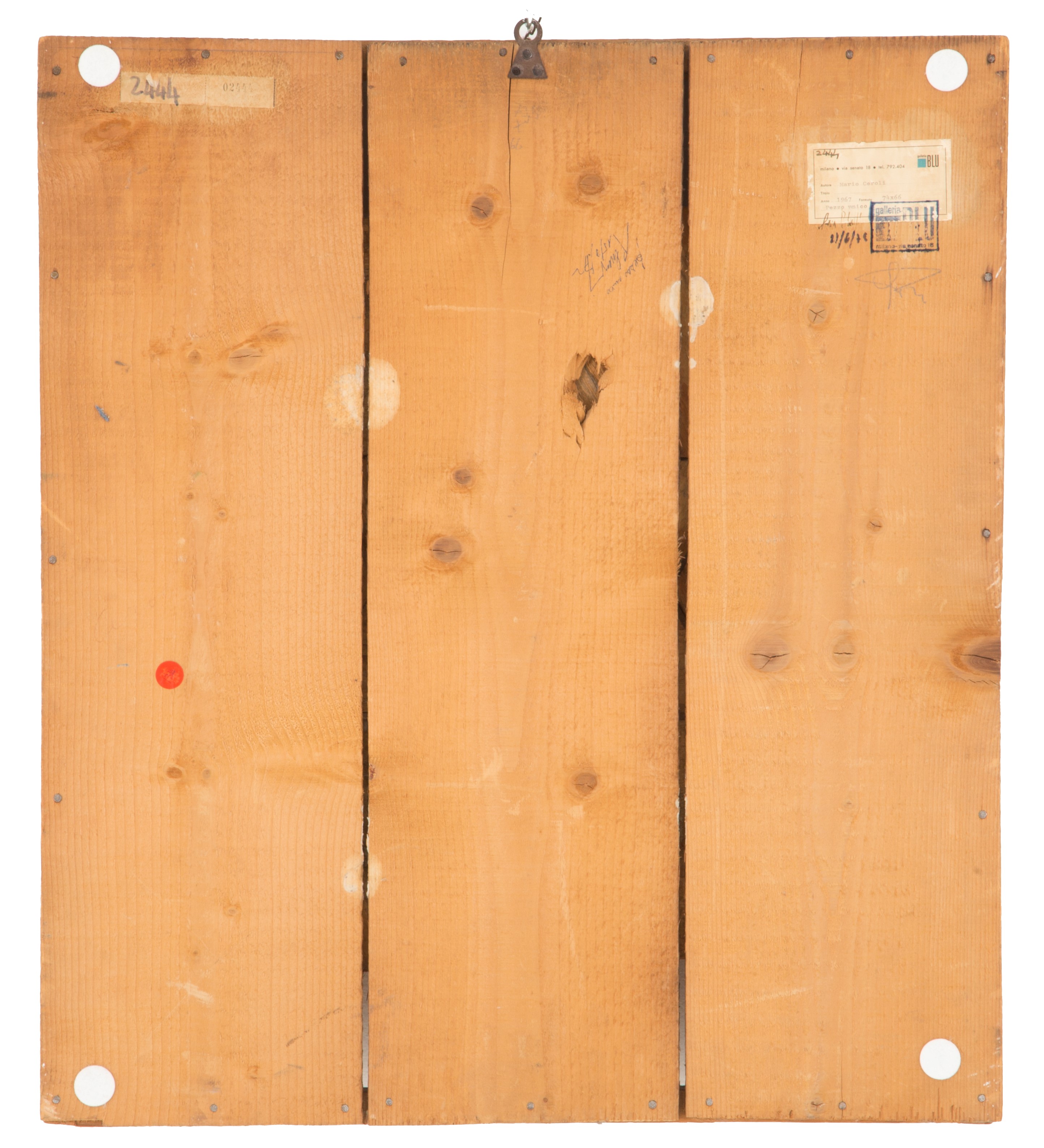 Mario Ceroli - Quadro-scultura in Legno