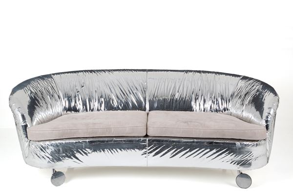 Bean-shaped sofa