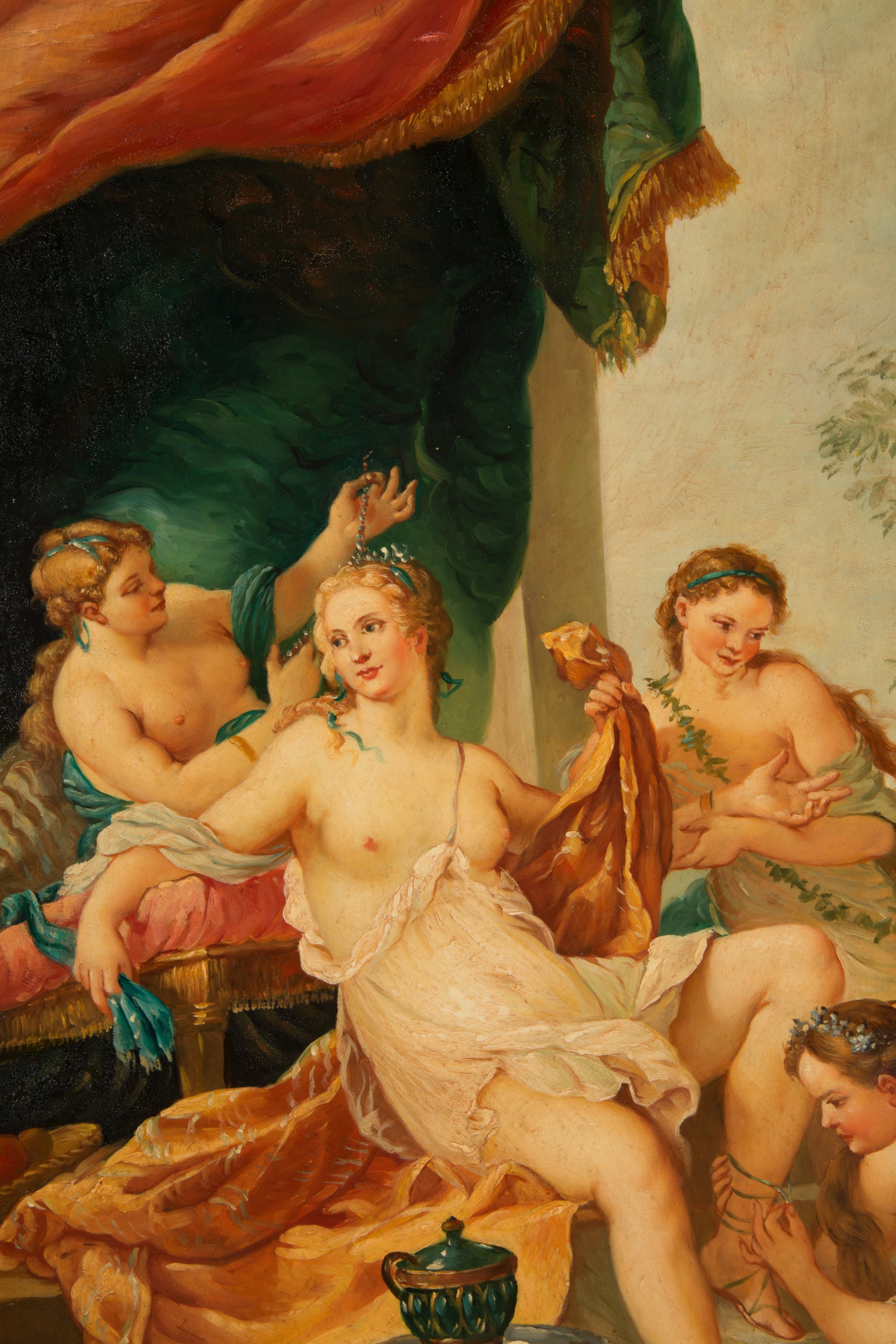 Dipinto "DONNE AL BAGNO"
