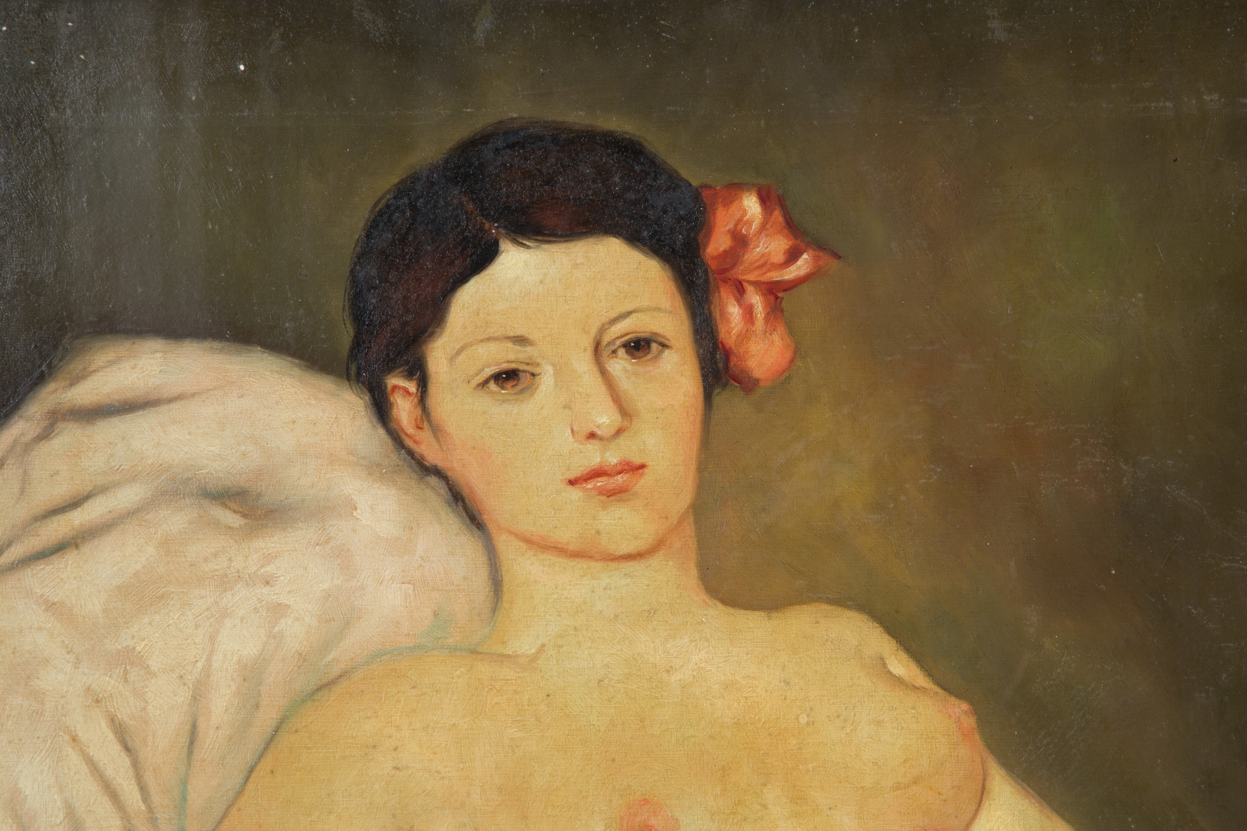 Dipinto "DONNA NUDA DISTESA"