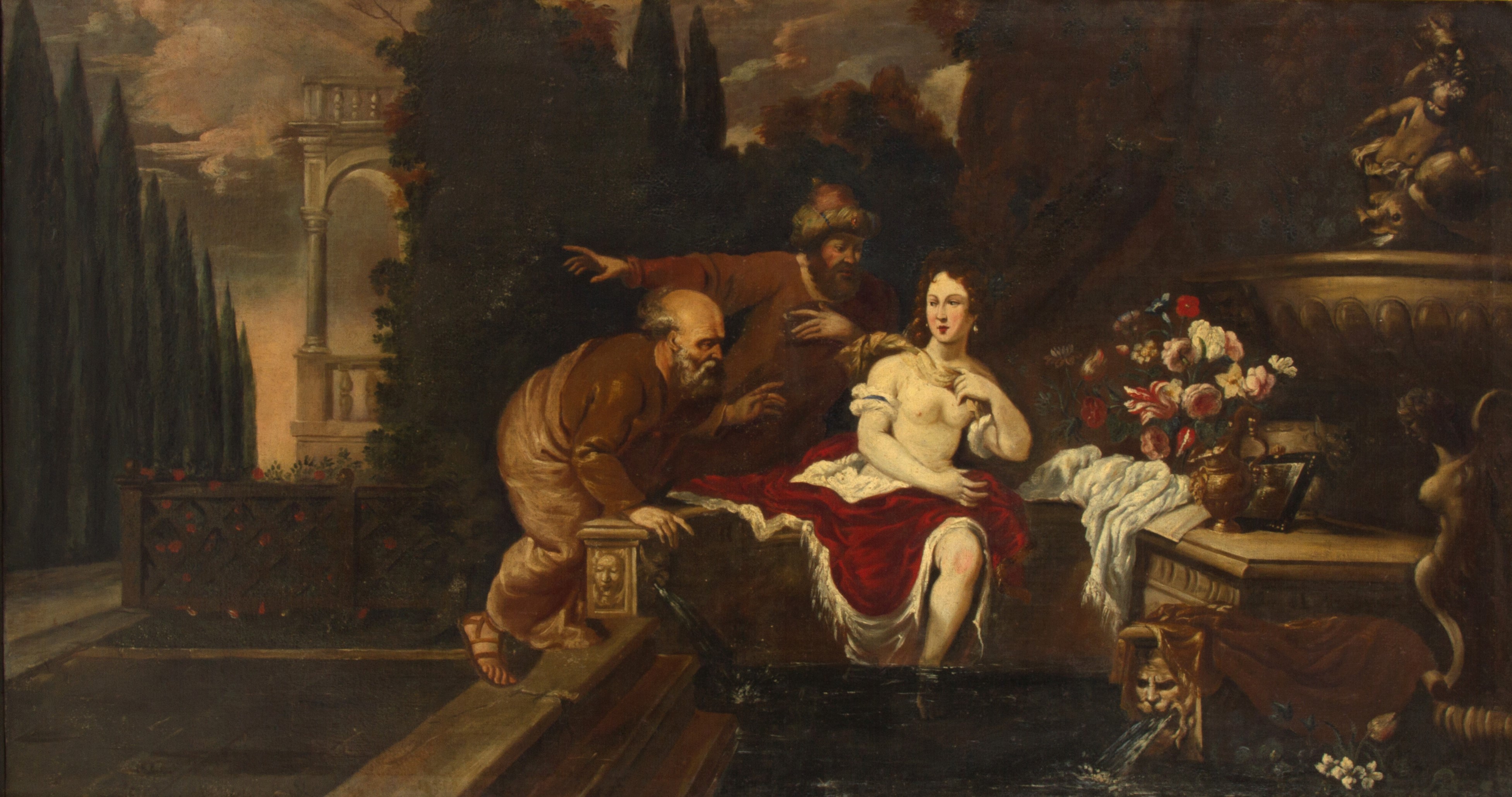 Dipinto "SUSANNA E I VECCHIONI"