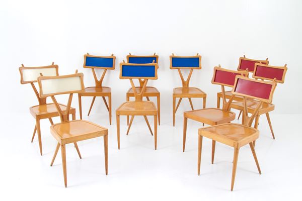 GIANNI VIGORELLI - Ten chairs