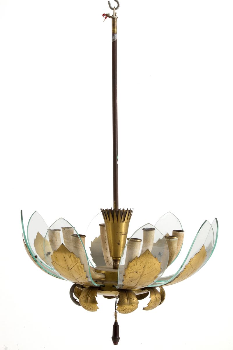 Lampadario con Foglie