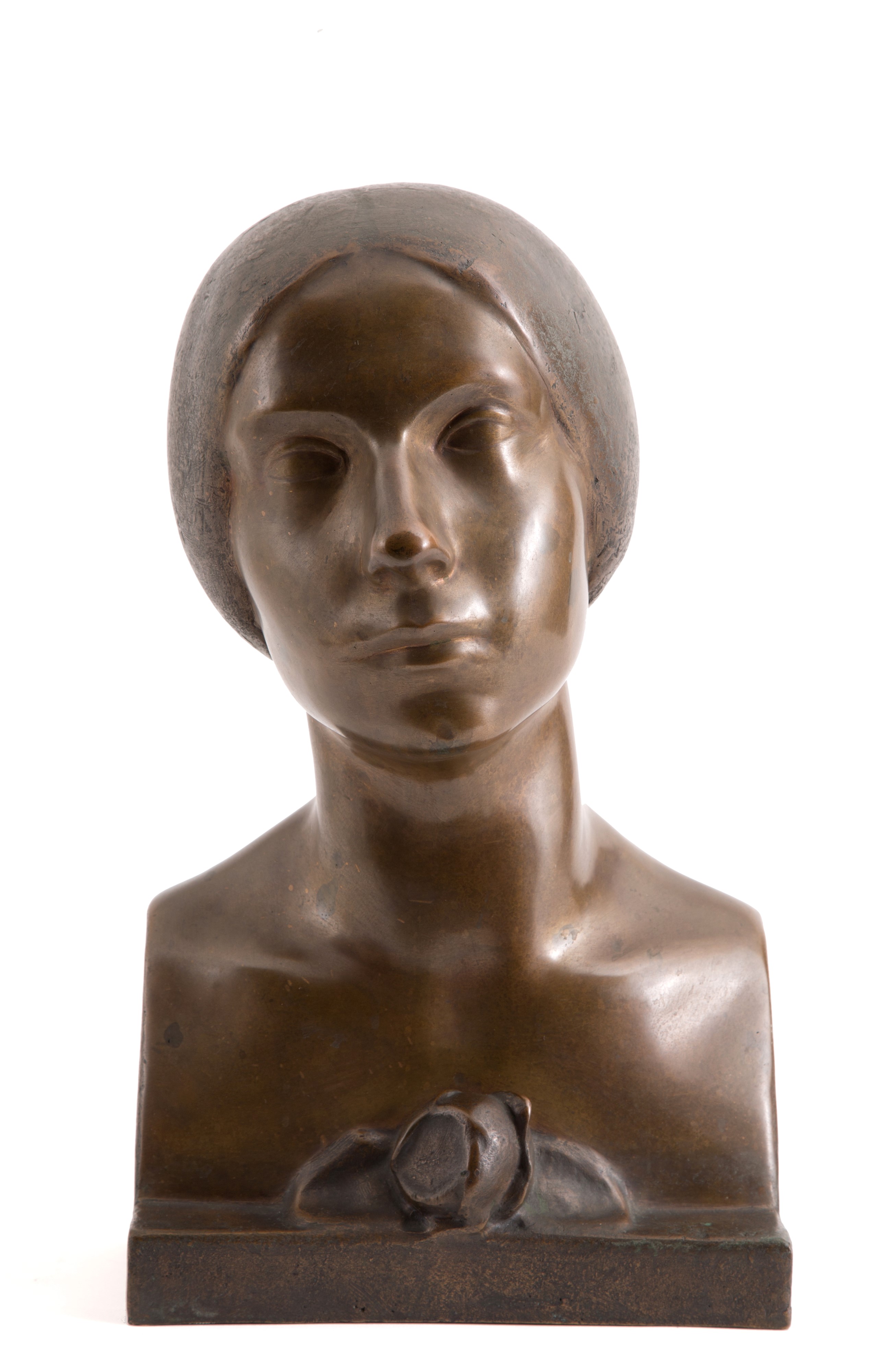 Romolo del Bo - Scultura 'busto di Donna'