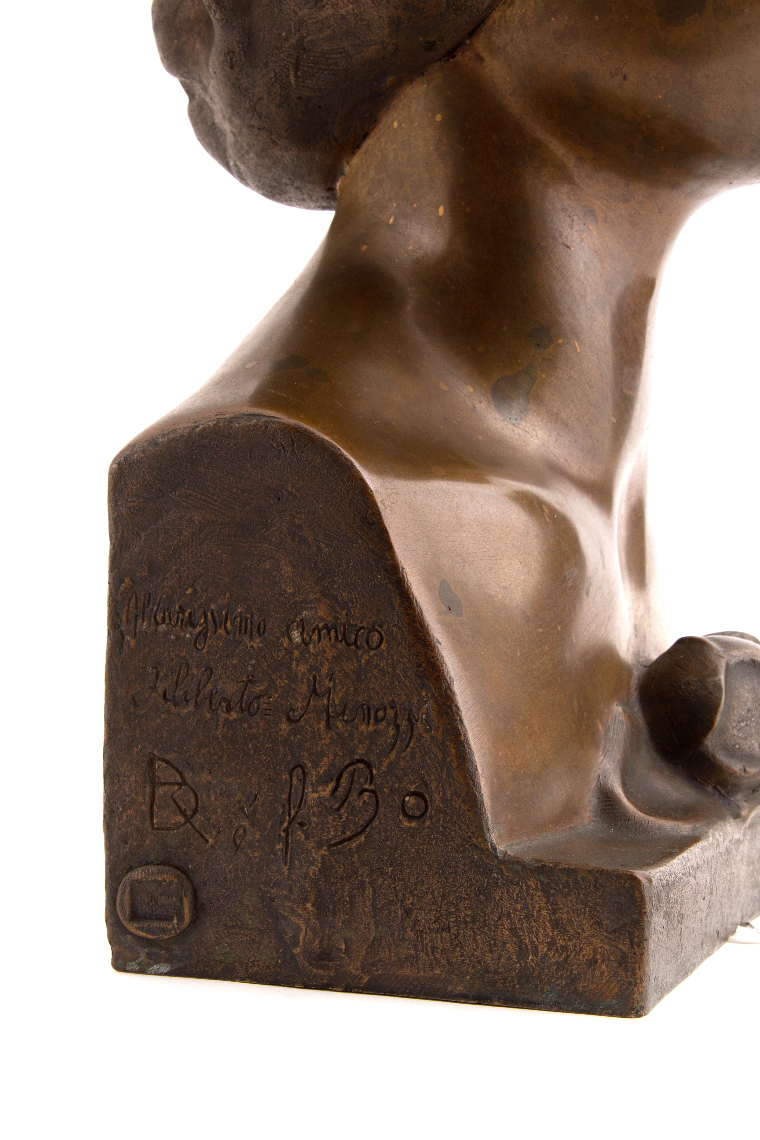 Romolo del Bo - Scultura 'busto di Donna'