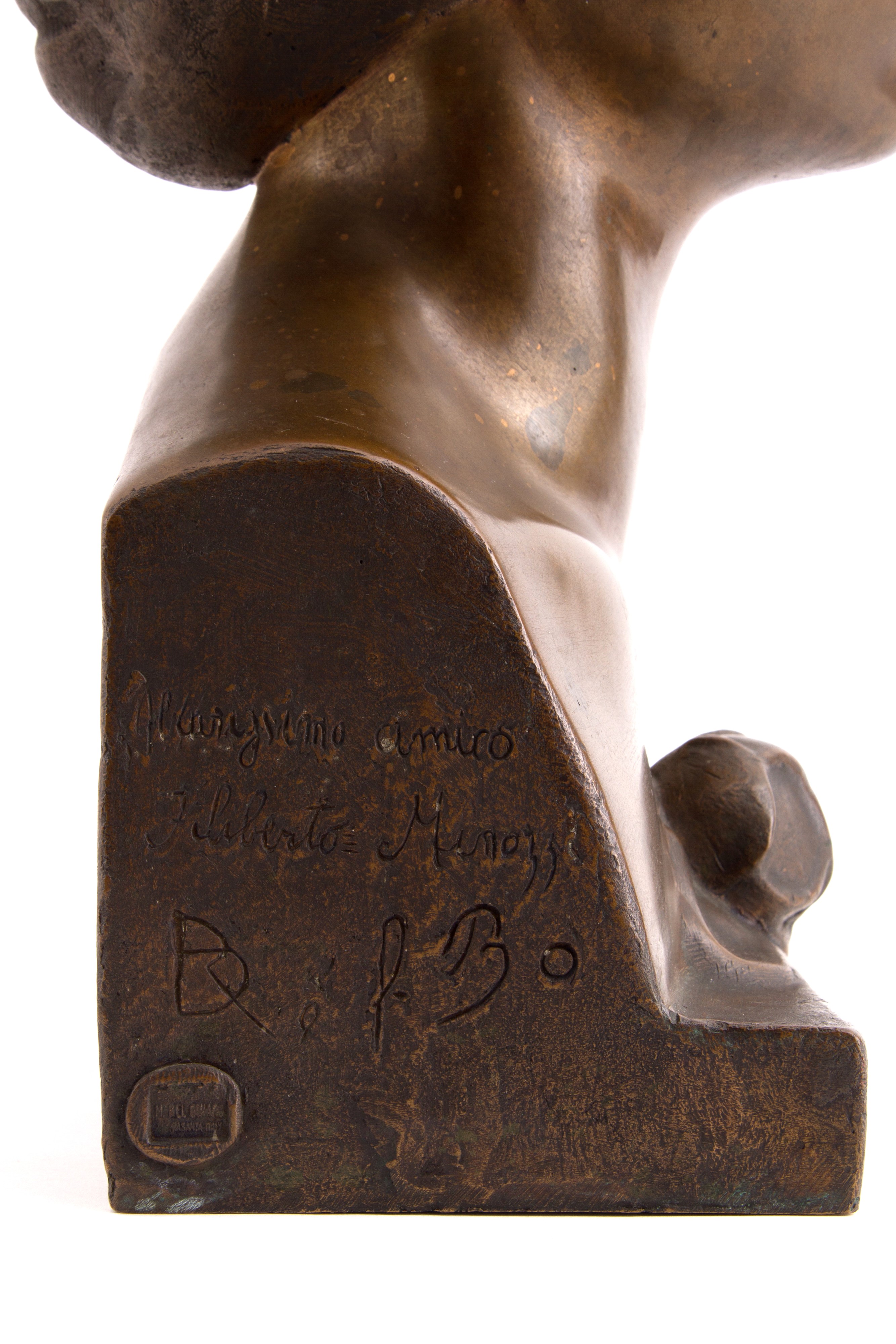 Romolo del Bo - Scultura 'busto di Donna'