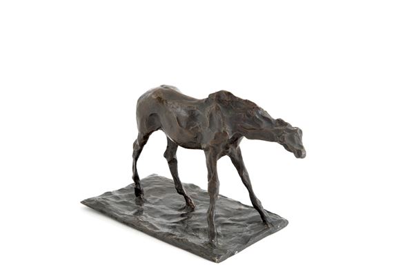 REMBRANDT BUGATTI - Bronze sculpture "HORSE"