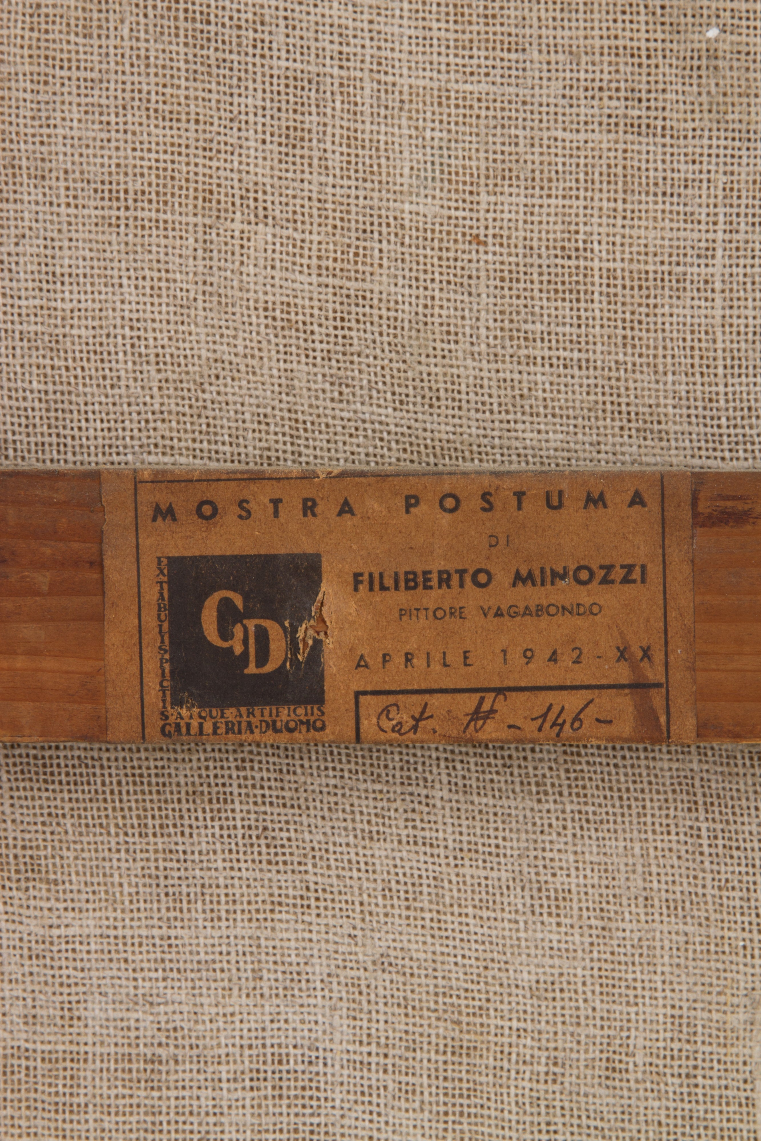 Filiberto Minozzi - Dipinto "suonatore di Fisarmonica"