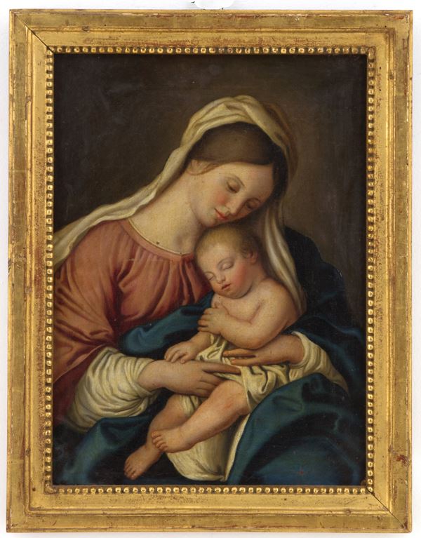 Dipinto "MADONNA CON BAMBINO"