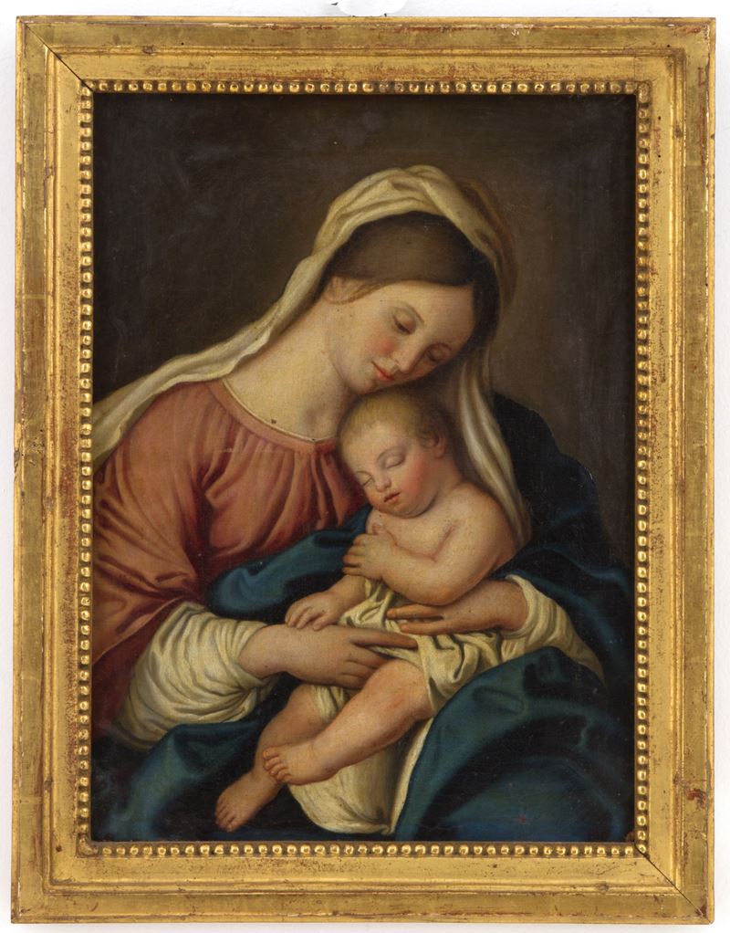Dipinto "madonna con Bambino"