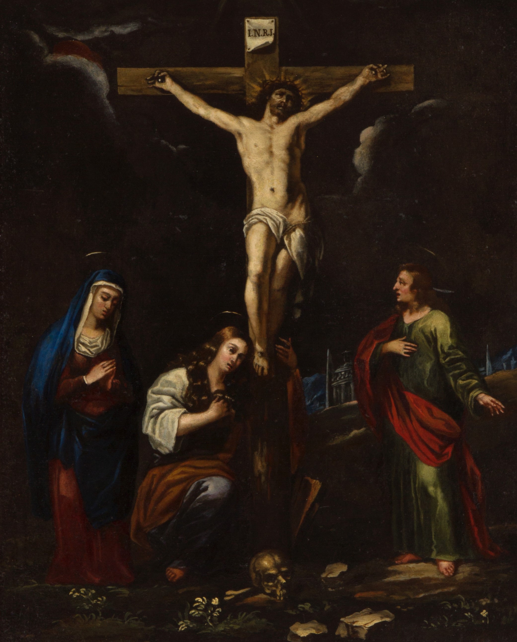 Dipinto "crocifissione di Cristo"