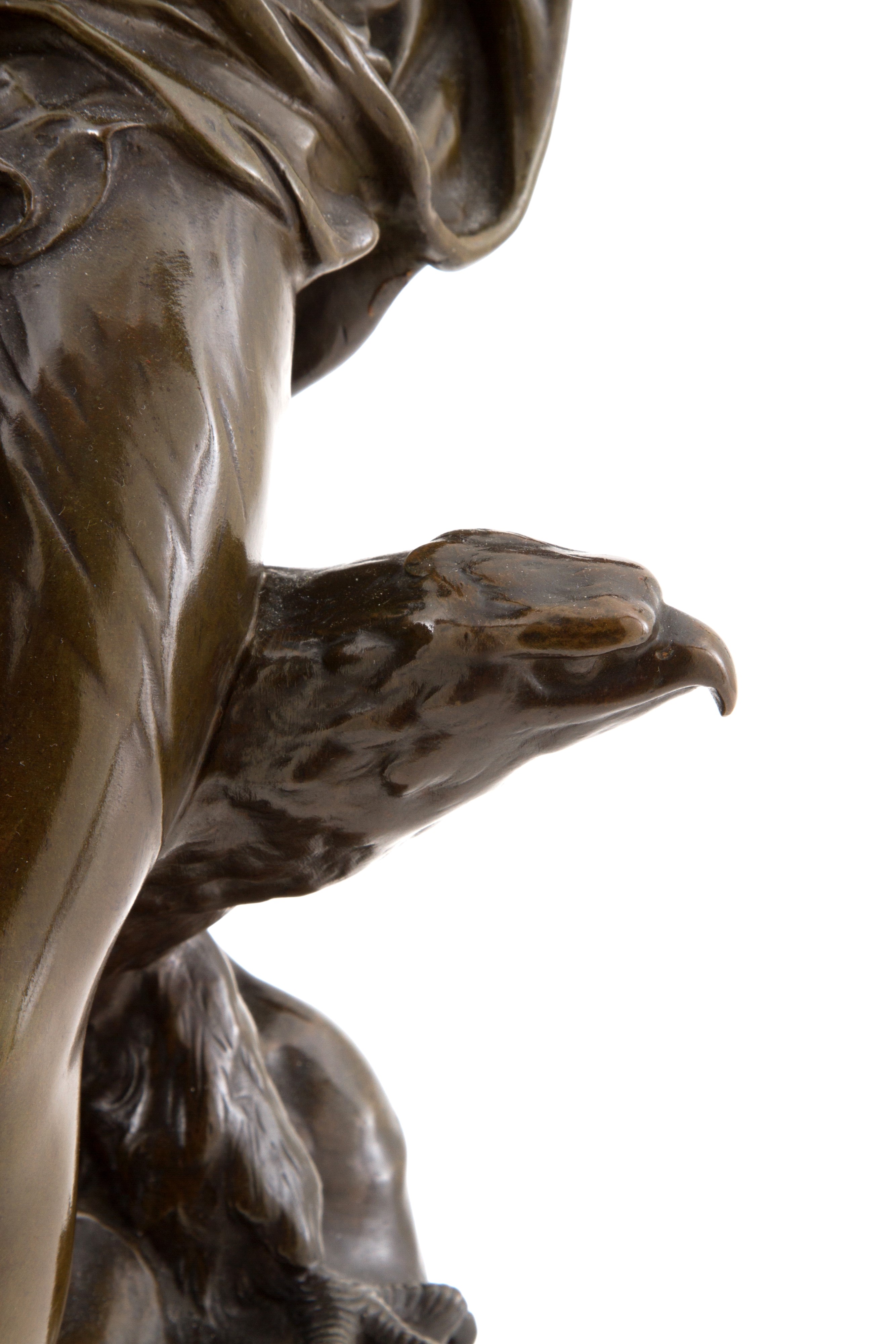 Emile Louis Picault - Scultura "ebe e L'aquila"