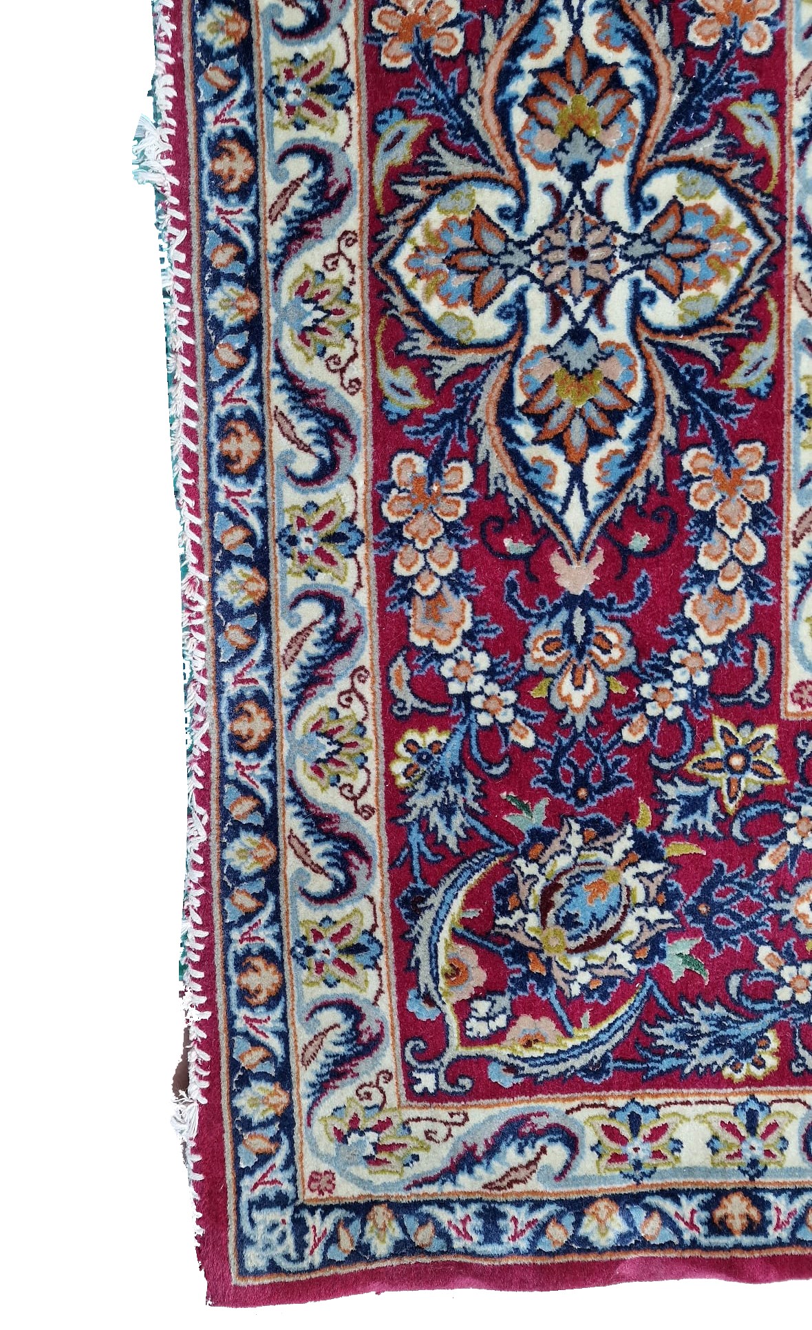 Tappeto Isfahan. Persia. Firmato