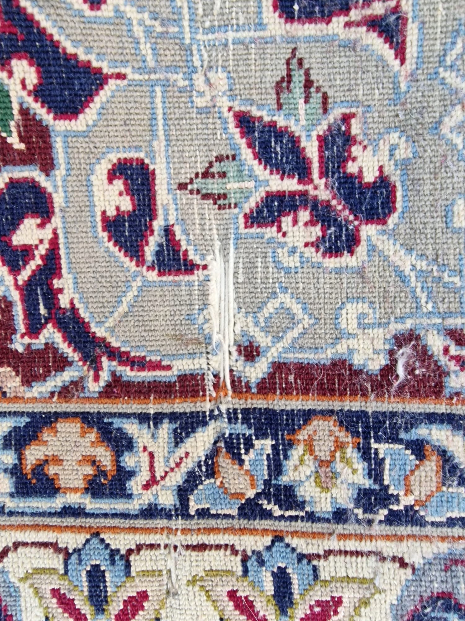 Tappeto Isfahan. Persia. Firmato