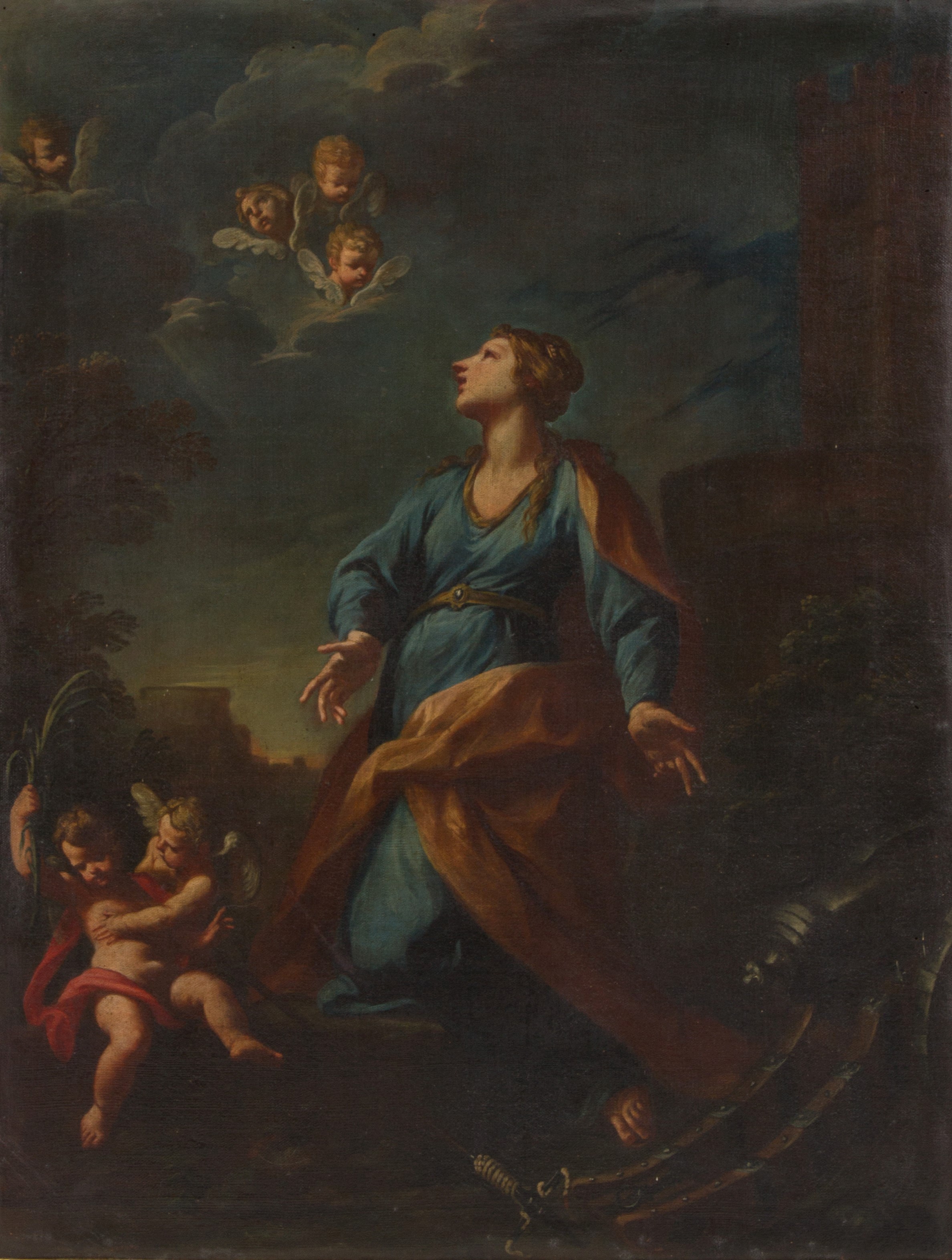 Dipinto "SANTA BARBARA"