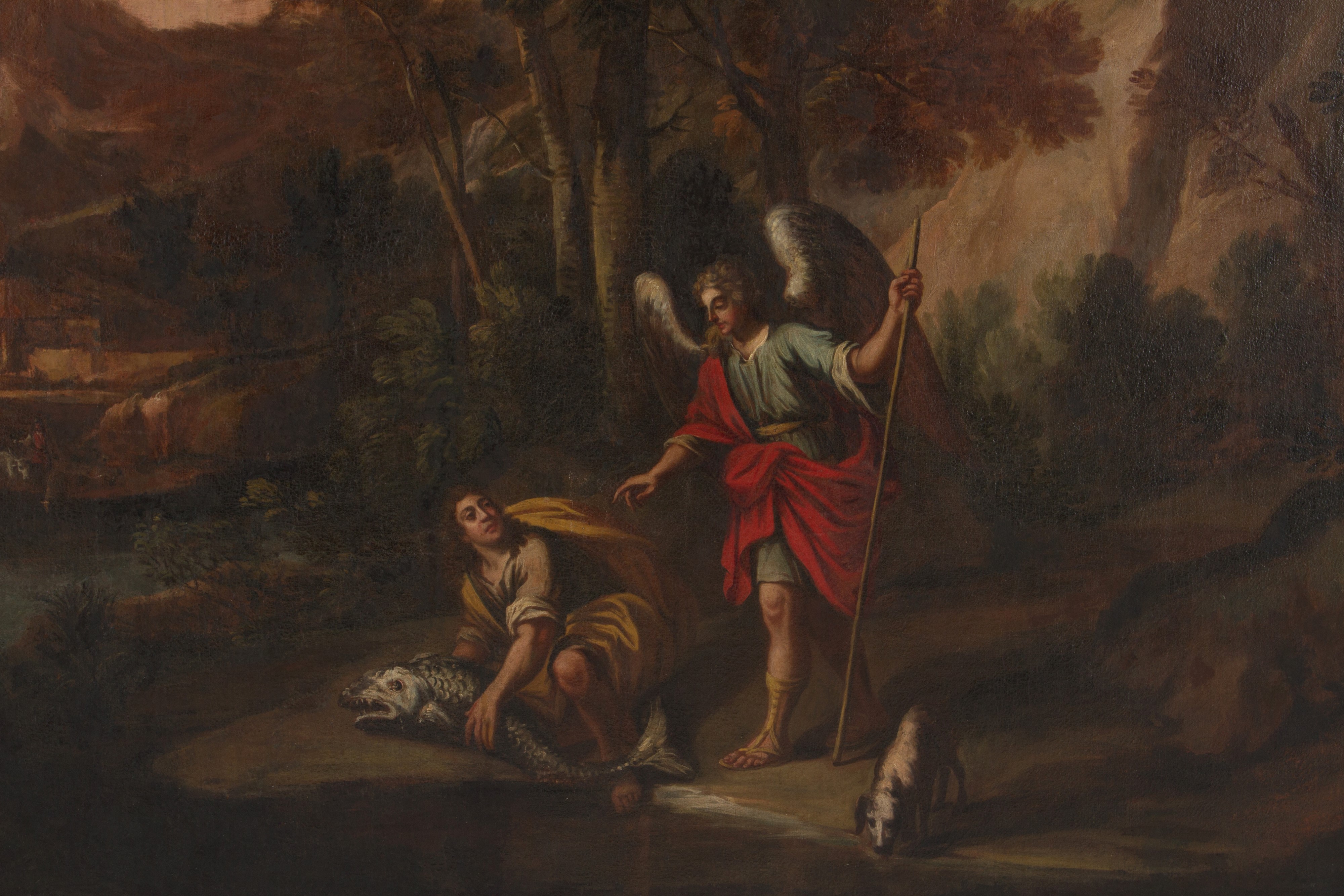 Dipinto "TOBIA E L'ANGELO"
