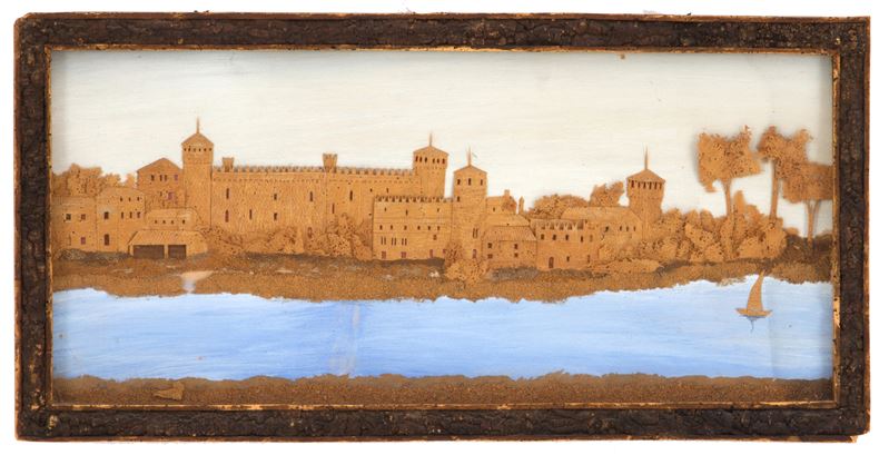 Diorama in Sughero "castello del Valentino"