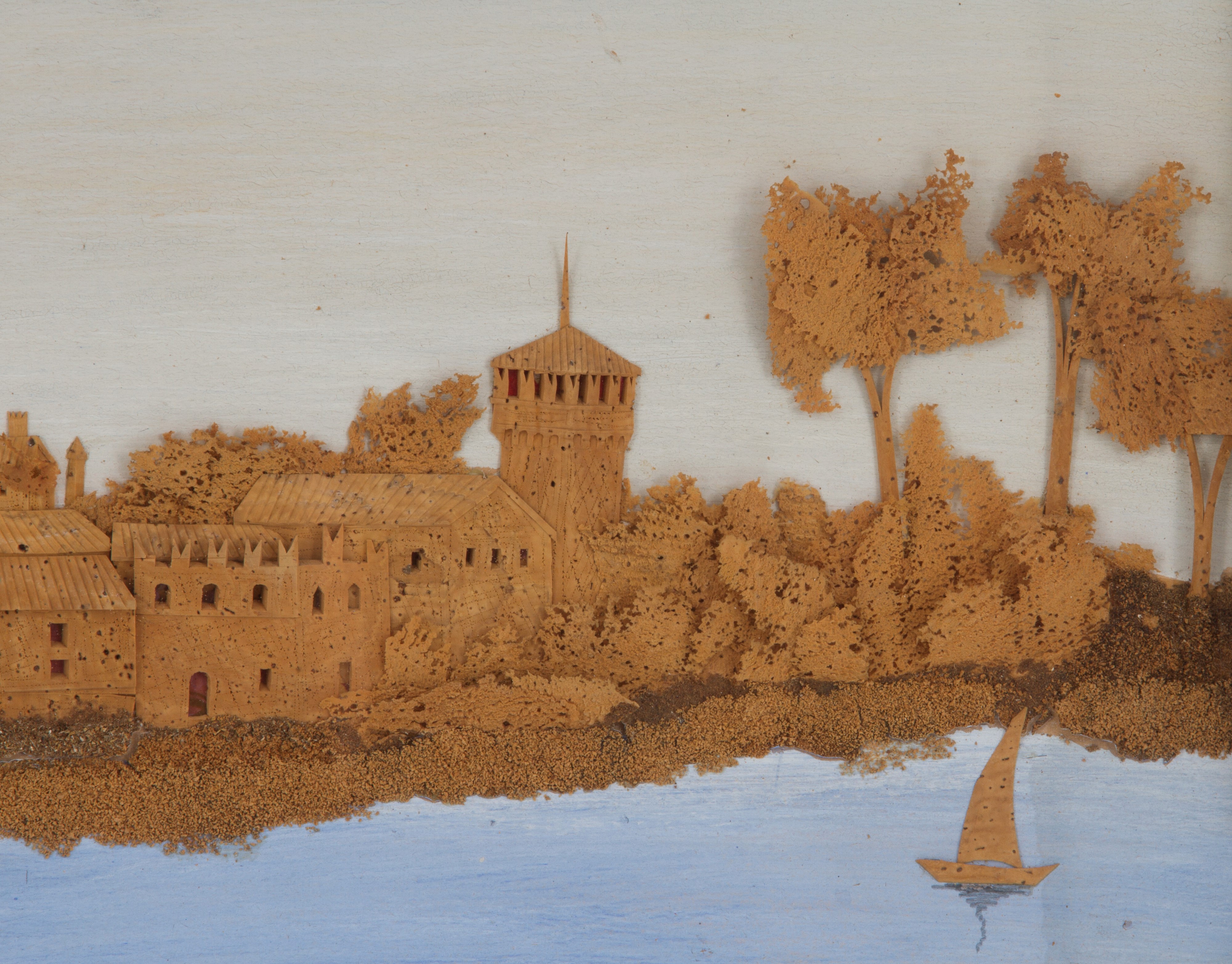 Diorama in Sughero "castello del Valentino"