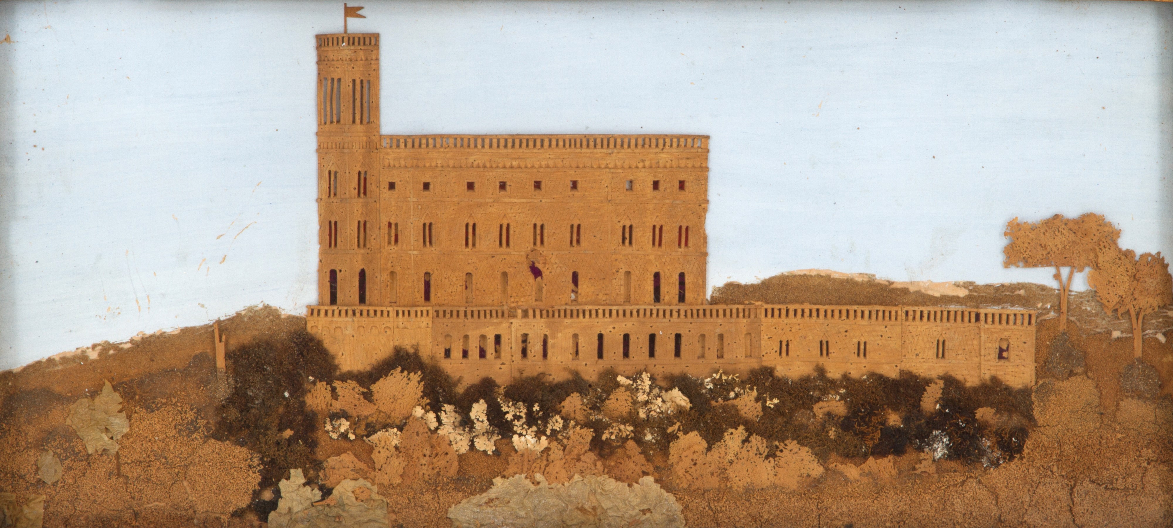 Diorama in Sughero "castello"
