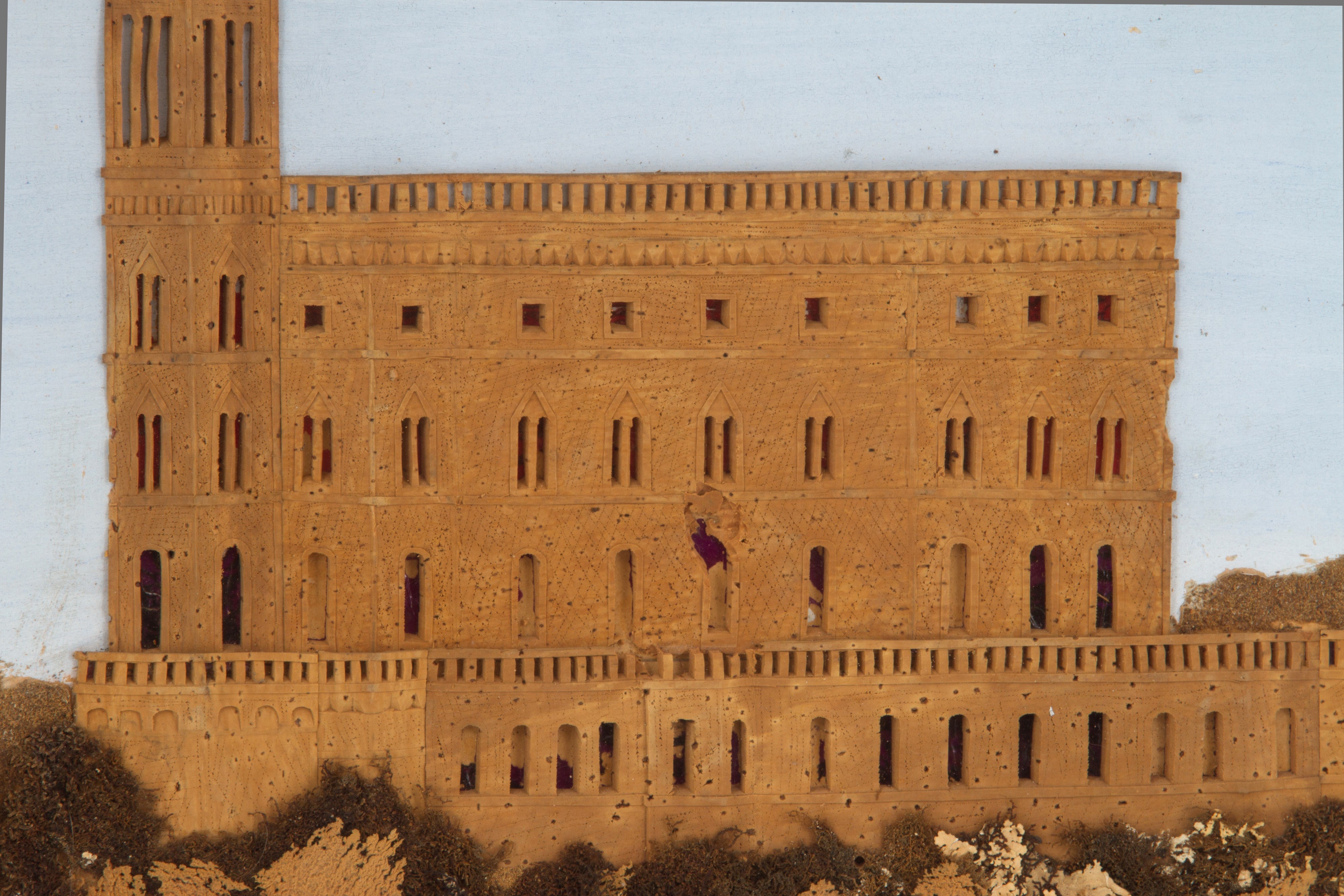 Diorama in Sughero "castello"