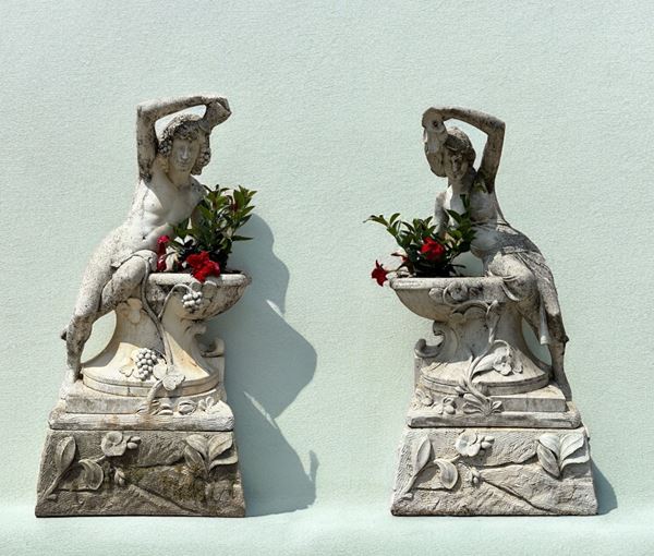 Pair of planters  - Auction MILANO DECOR - Antiques, Fine Art, Carpets & Design Auction (n. 98) - Viscontea Casa d'Aste