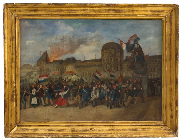 Painting "STORMING OF THE BASTILLE"