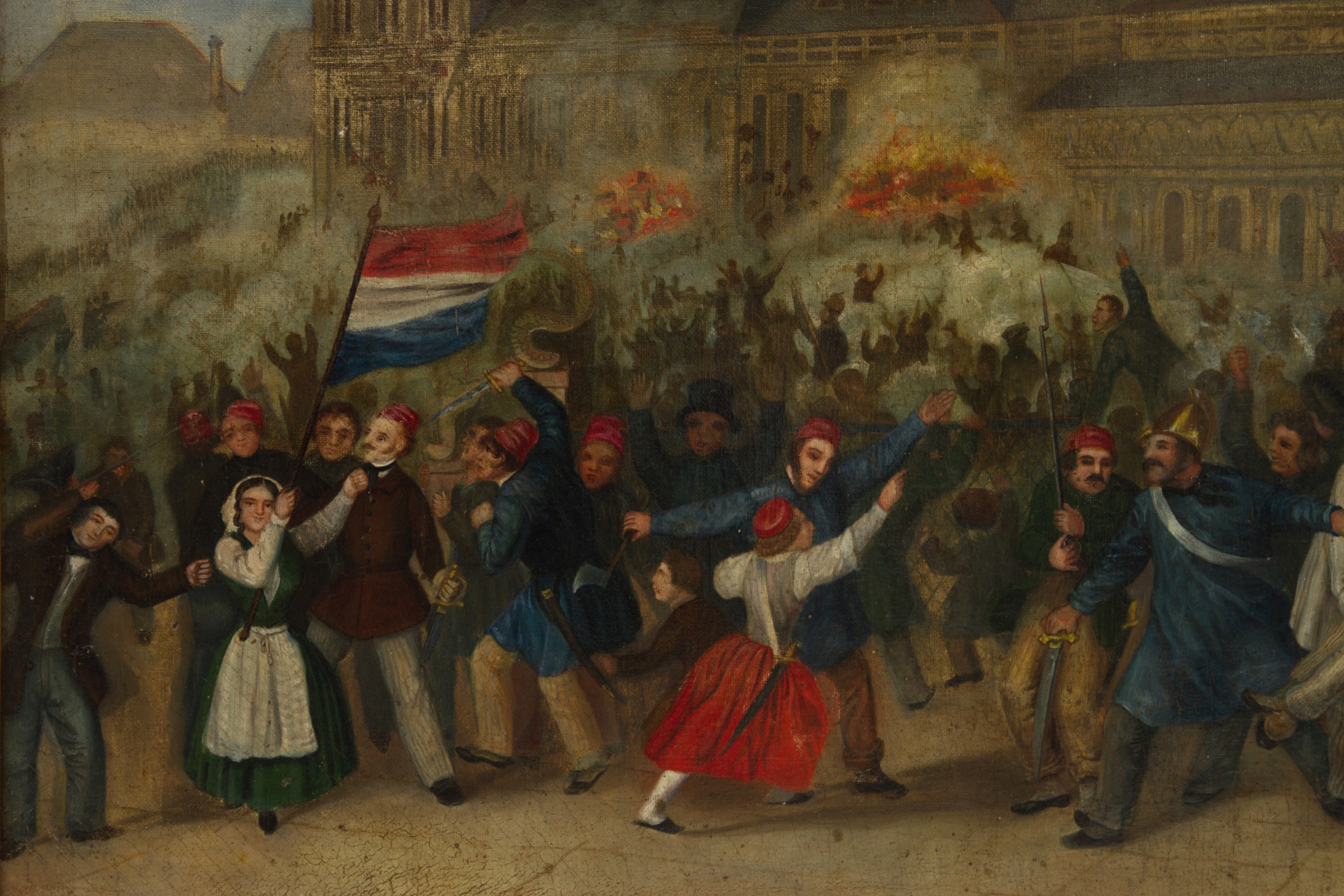 Dipinto "assalto della Bastiglia"